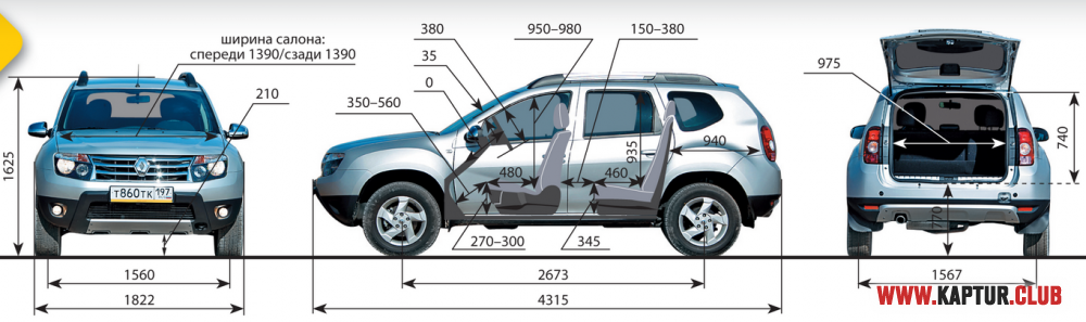 gabariti_renault_duster.png | Рено Каптур Клуб Россия | Форум KAPTUR.SU